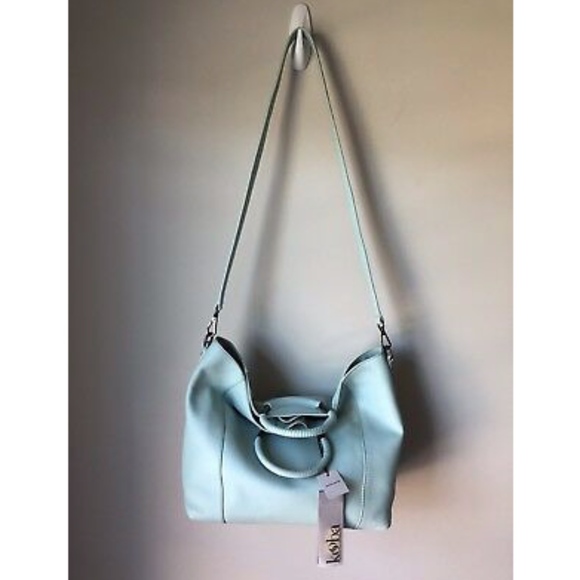 NWT Kooba Nevis Ocean Leather Tote GK1414/14R - Picture 6 of 8